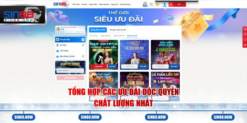 Tổng hợp các ưu đãi độc quyền chất lượng nhất